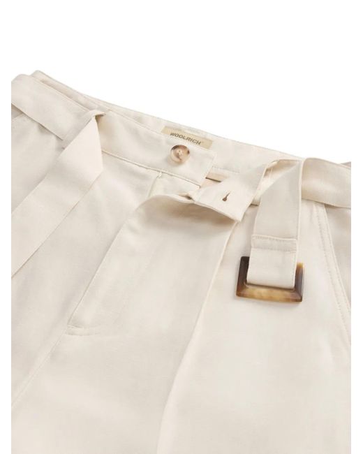 Woolrich Natural Drapey Shorts