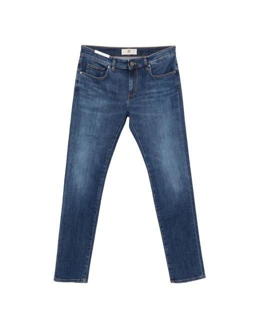 PT Torino Blue Five-Pocket Jeans for men