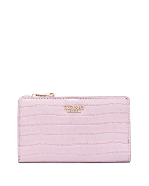 Aspinal Pink Mayfair Wallet