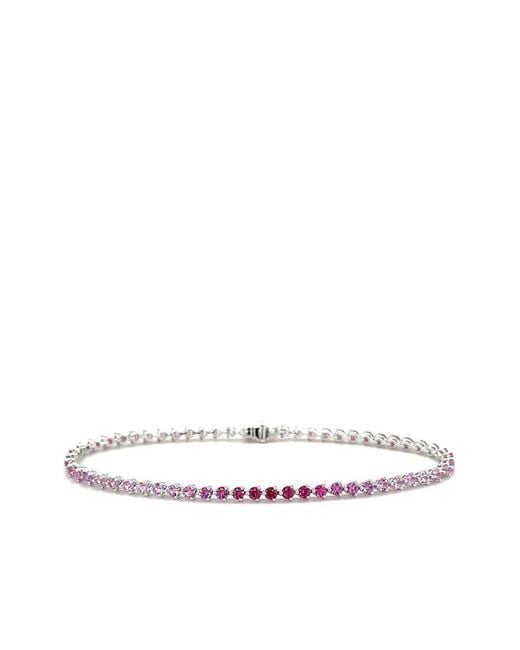 Lisa Nik White 18K Sapphire Ombre Bracelet