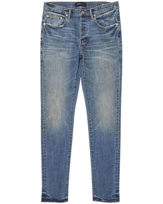 Purple Brand Blue P005 One Year Slim Jeans for men
