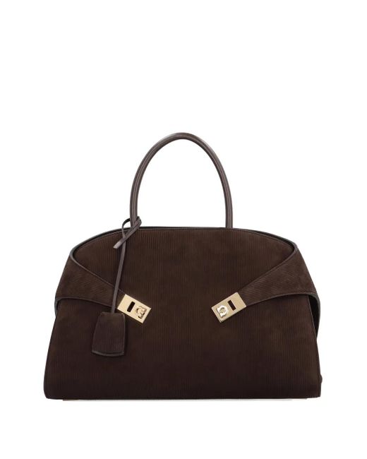 Borsa A Mano Hug Grande di Ferragamo in Brown