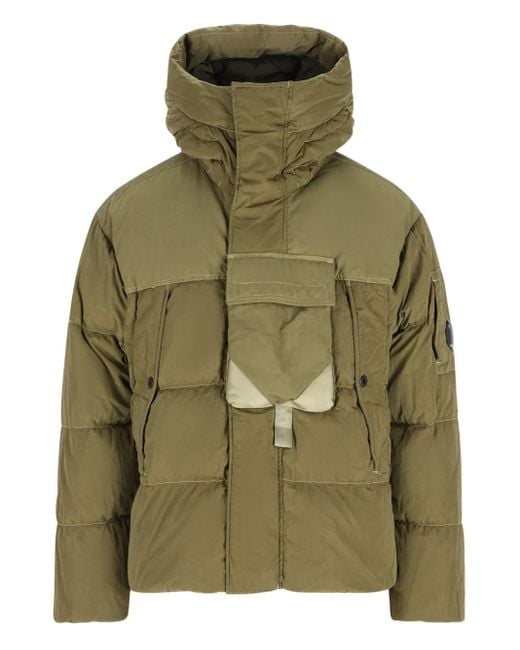 C P Company Green Quilted Jacket for men