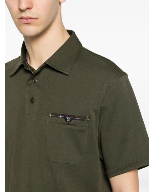 Barbour Corpatch Poloshirt in het Green voor heren