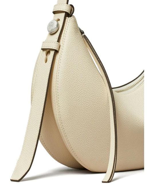 Tory Burch Natural Romy Half Moon Shoulder Bag