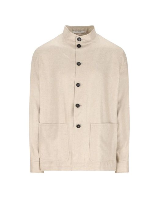 Tagliatore White Buttoned Jacket for men