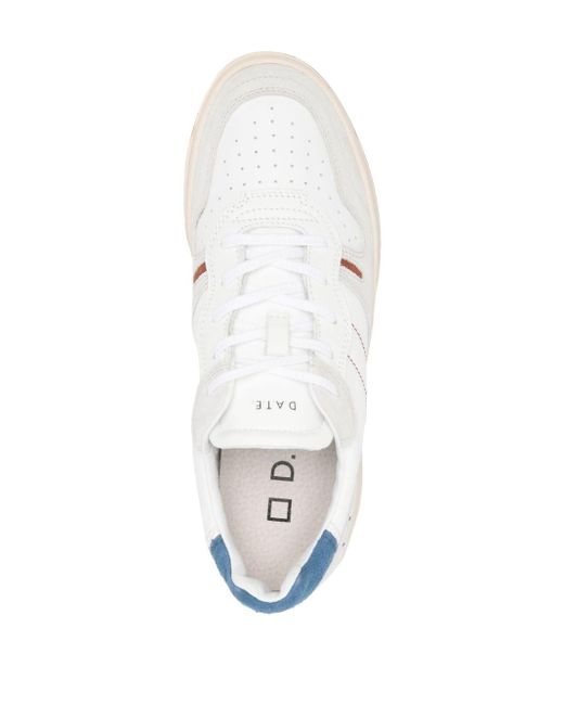 Date White Court 2.0 Leather Sneakers for men
