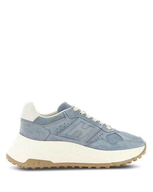 Hogan Blue Logo Sneakers