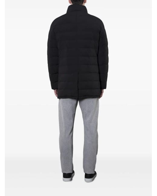 Moorer Blue Calegari-Kn Layered Down-Padded Coat for men