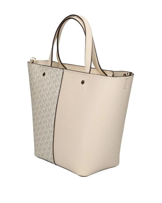 MICHAEL Michael Kors Natural Monogram Panel Tote Bag