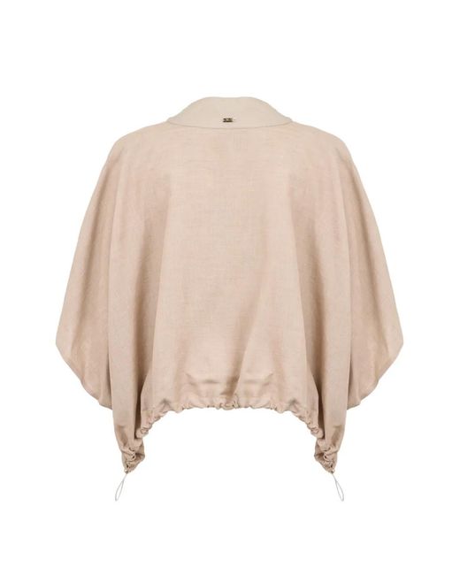 Herno Natural Zip Pocket Poncho