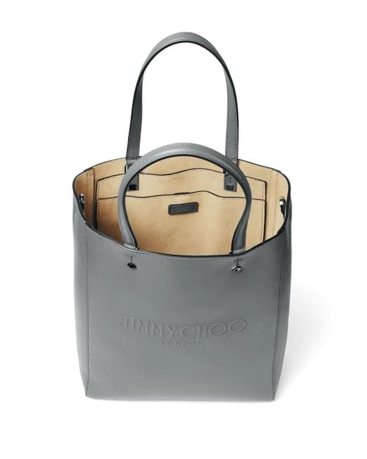 Jimmy Choo Gray Medium Lenny Tote Bag for men