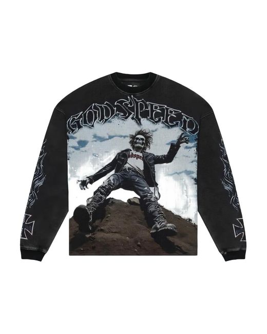 Godspeed Black Rocker Graphic Long-Sleeve Sweatshirt for men