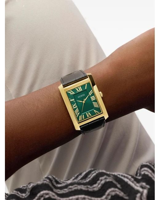 Guess Green 34Mm Watch for men