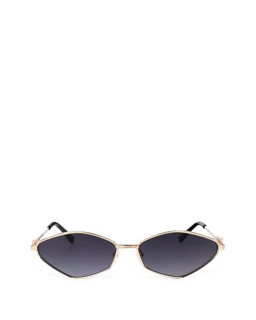 DSquared² White Hype Geometric-Frame Sunglasses