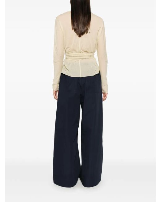 Soeur Luth Wikkelblouse in het White