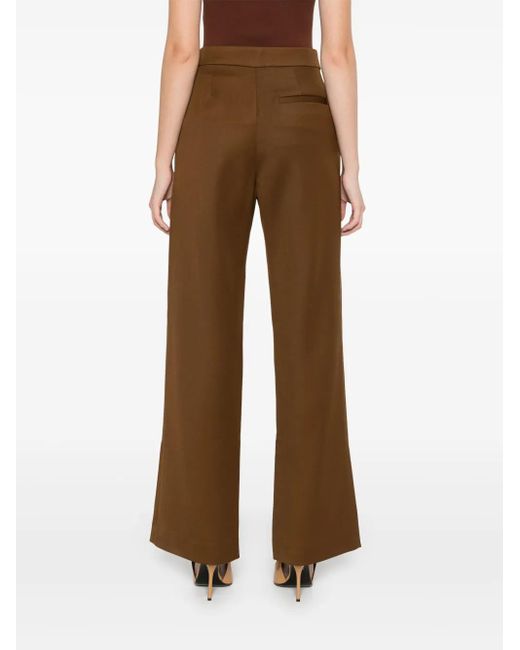 Tory Burch Brown Wool Trousers