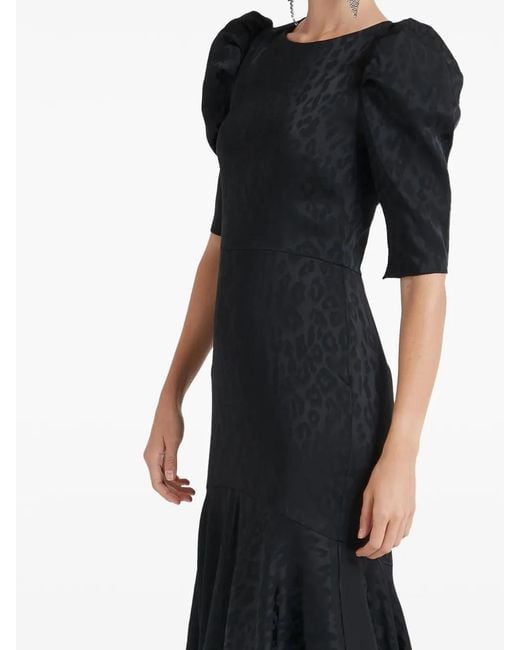 Temperley London Black Willow Maxi Dress