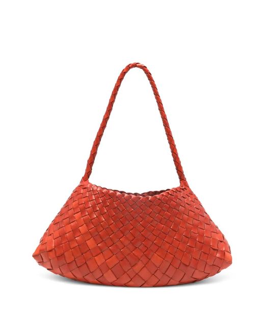 Dragon Diffusion Rosanna Woven Braided Tote Bag in Red | Lyst