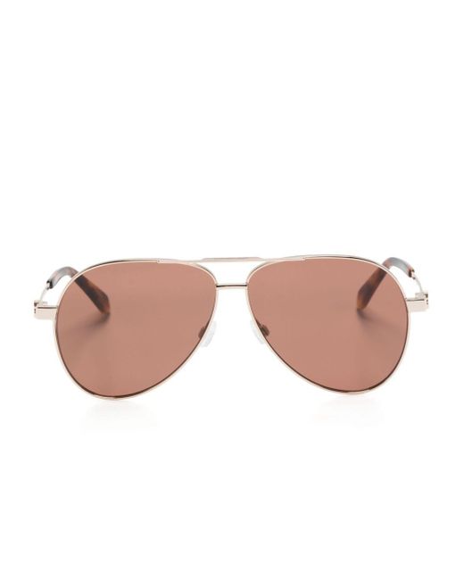 Off-White c/o Virgil Abloh Pink Ruston Pilot-frame Sunglasses