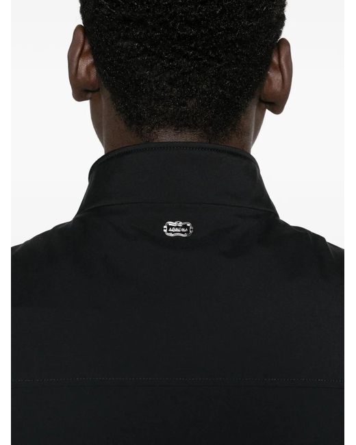 メンズ Agnona ジップアップ ベスト Black