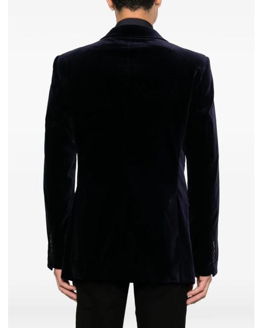 Blazer Con Botones Tom Ford de hombre de color Black