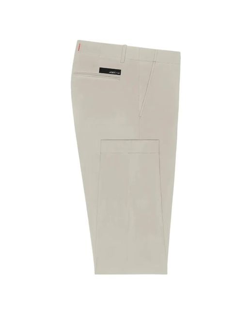 Rrd White Logo-Patch Trousers for men