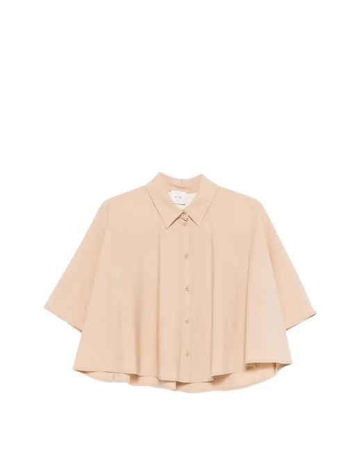 Camisa Con Botones Alysi de color Natural