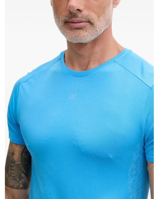 X Bionic Blue Xceed Logo-Print Short-Sleeve T-Shirt for men