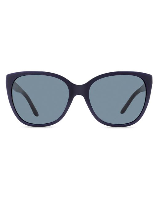 Versace Blue Oversized Square-frame Sunglasses