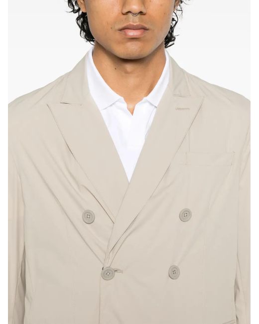 Herno White Double-Breasted Blazer for men