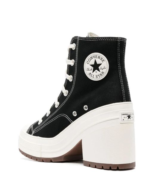 Converse Black Chuck 70 De Luxe Lace-Up Sneakers