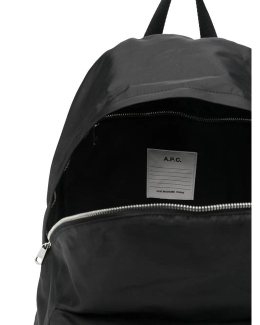 A.P.C. Black Backstage Backpack