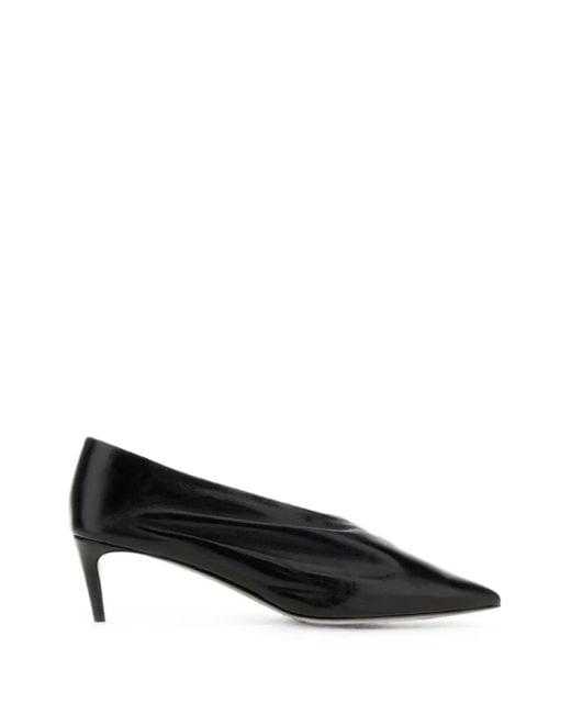 Khaite Black Miriam Ruched Pumps