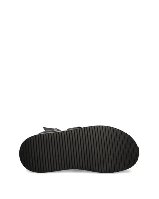 Buffalo Noa Sandalen Met Plateauzool in het Black