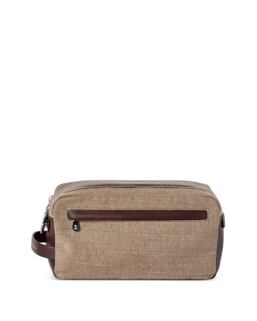 Trousse Make Up di Brunello Cucinelli in Brown da Uomo
