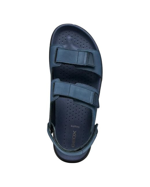 Geox Blue Respira Touch-Strap Sandals for men