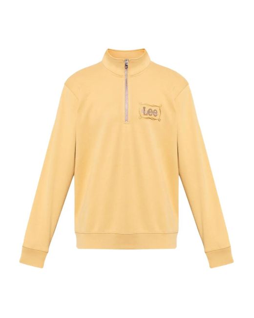 Paul Smith X Lee® Sweatshirt mit kurzem Reißverschluss in Yellow für Herren