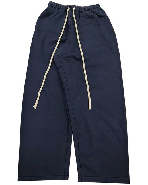 Fear Of God Blue Wide-Leg Track Pants for men