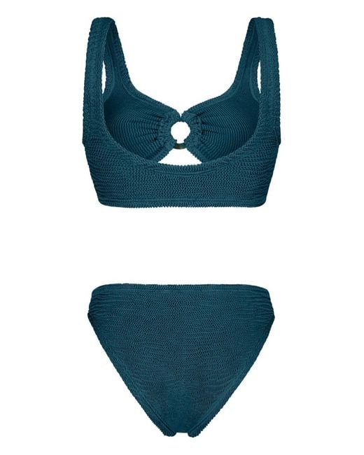 Paramidonna Blue Bikini Irina Texturé À Détail D'Anneau
