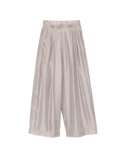 ELEH White Pleated Trousers