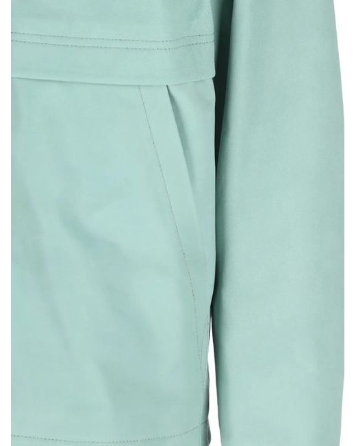 Tagliatore Green Hooded Jacket for men