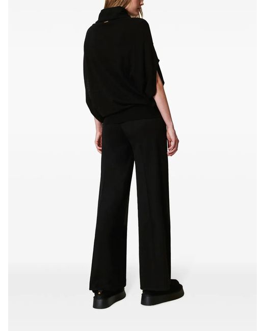 Twinset Black Palazzo Trousers