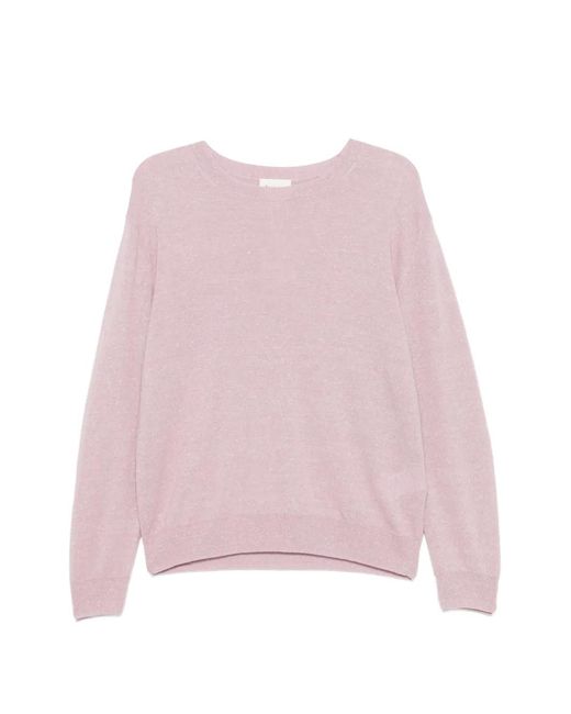 MAISON 123 Pink Round-Neck Sweater