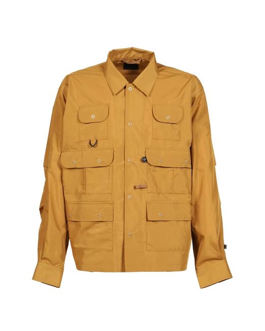 Daiwa Pier39 Yellow Multi-Pocket Shirt Jacket for men