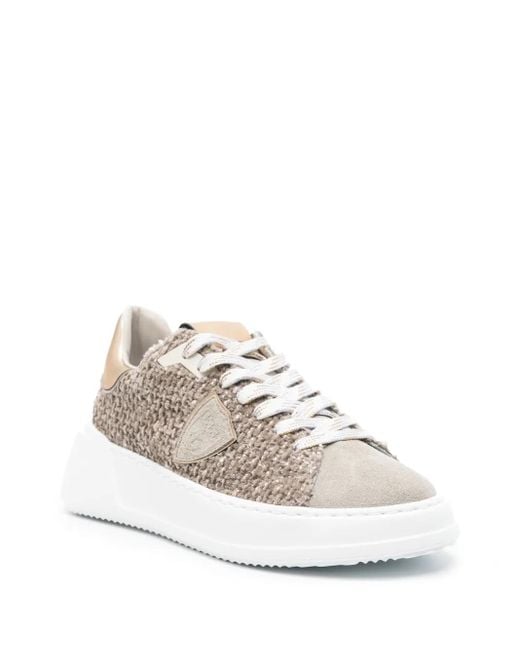 Philippe Model White Tres Temple Sneakers