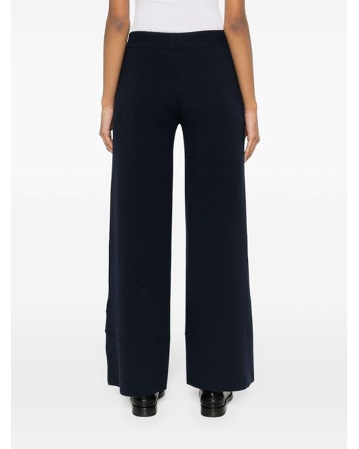 Pantalones anchos con motivo Interlocking G Gucci de color Blue