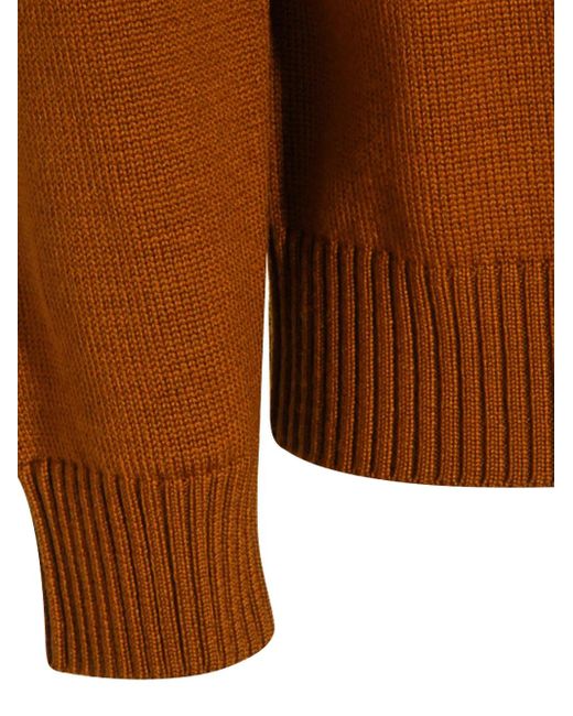 メンズ Altea ラウンドネック セーター Brown