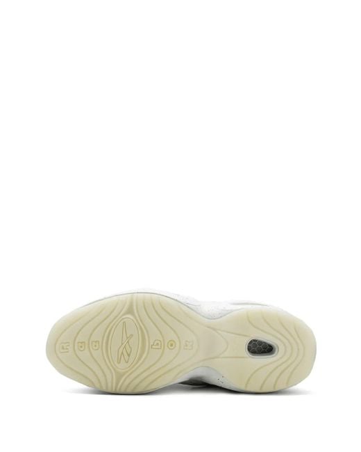 Reebok White Question Mid Bait Sneakers