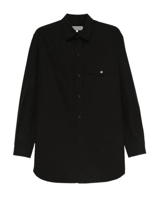 Yohji Yamamoto Black Button-Fastening Shirt for men